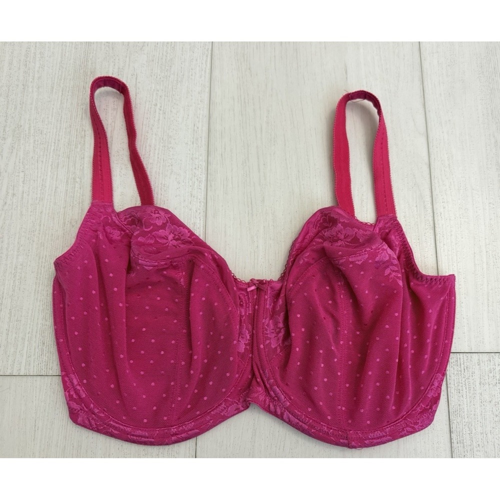 Panache Olivia Balconette Unlined Bra Sz 32J Pink - 7751